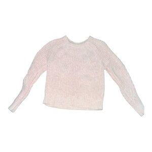 Banana Republic Small Pink Rib Knit Sweater Soft Minimalist Pastel Cozycore